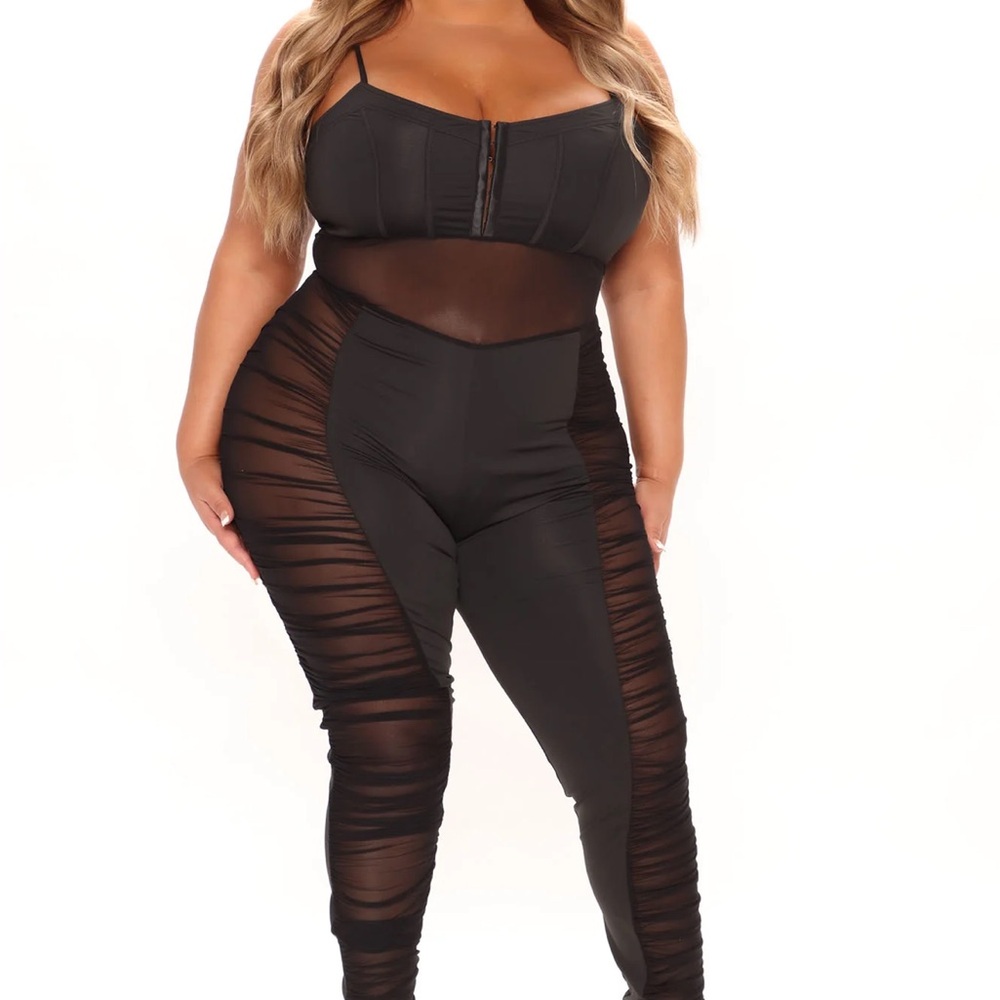 Plus Size Fashion Nova Black Jumpsuit